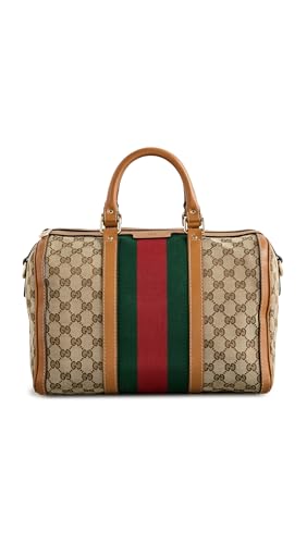 Women's Pre-Loved Gucci Boston Bag, Neutral, Tan, Print, One Size
