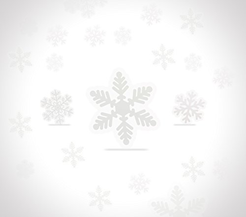 R N' D Christmas Snowflakes Window Clings- White Winter Snowflakes Sticker Decorations - 81 Stickers #TOP3