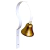 GoGo Bell Dog Doorbell for Housebreaking/Housetraining Door Bell/Potty Training Your Poochie to Let You Know When they Need to Tinkle (White, Qty 1)