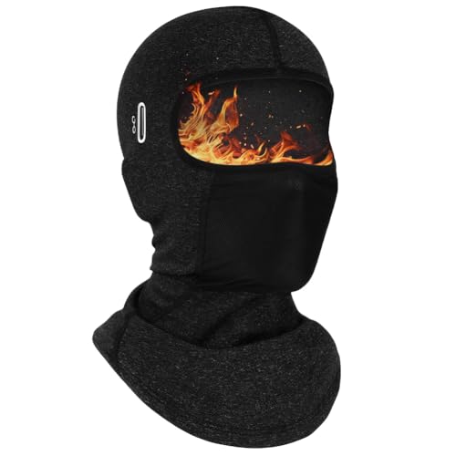 AUYAO Pasamontañas Anti Viento, Pasamontañas Moto, Forro Polar, para Ciclismo Senderismo Yoga Moto Aire Libre Playa