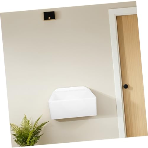 Lavabo mural suspendu en plastique DOITOOL vasque compacte - 8