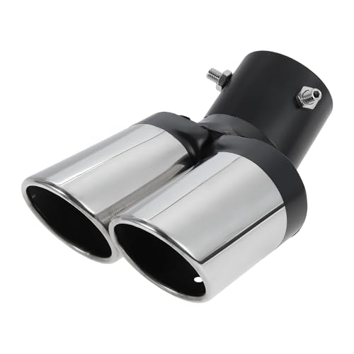 FUELHOOD ダイハツ 新型アトレ S7シリーズ 第6世代モデル(S700V/S700W)用 2.48インチ エキゾーストチップ マフラーチップ テールパイプ シルバー調