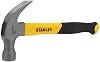 STANLEY STHT51539 Martillo de uña curva de fibra de vidrio de 20 oz | Cabeza de acero forjado | Mango amortiguador de impactos | Agarre antideslizante | Extracción de clavos | Uso en carpintería y construcción 5