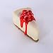 New York Cheese Cake Christmas Ornament