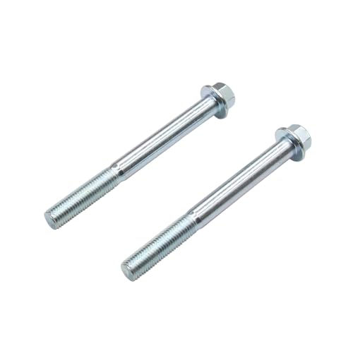 M10 Bolt Hex Flange Head 20 25 30 35 40 45 50 55 60 65 75 80 100 x 1.25 Pitch, Class 8.8 Zinc (M10-1.25X100)