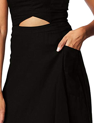 Vestido Casual Midi, Mercatto, Feminino, Preto, G