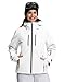 Pioneer Camp Damen Winterjacke Wasserdicht Winddicht Atmungsaktiv Skijacke für Snowboard Ski Outdoor(White;S)