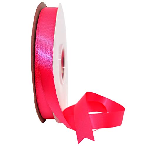 Image of Morex Ribbon 08816 /50-176 Double Face Satin Ribbon, 3 /8 inchx 50 Yd, Virtual Rose