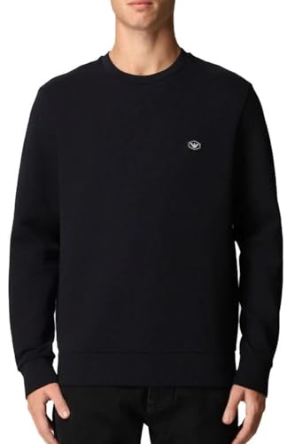 Emporio Armani Homme Sweat à Capuche Nero en coton premium