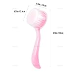 AUEAR, 4 Pack Face Brush for Cleansing and Facial Cleaning with Cap for Women and Girls Wash Makeup Massaging - Image 2