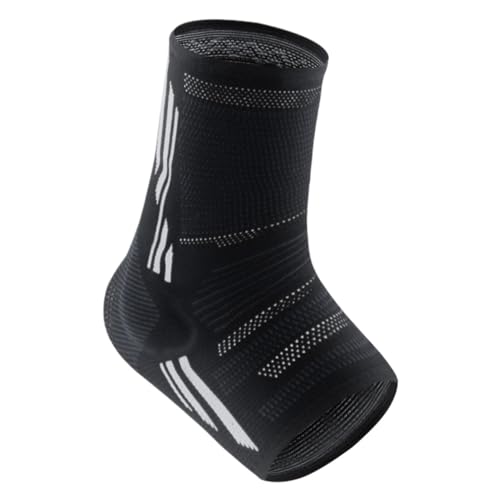 HAPINARY 1PC Ankle Sleeve Support for Men and Women Breathable Ankle Guard for Running and Sports Sprain Proof Ankle Brace Grey Size M