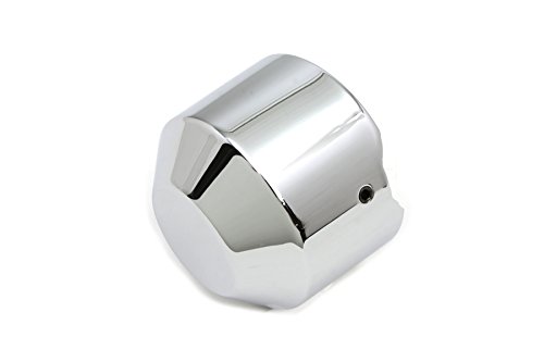 Image of V-Twin 42-0400 Chrome Starter Solenoid End Cover with Boot