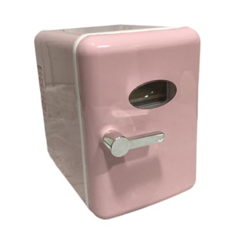 Image of Skincare Fridge Single Door 4L Mini Fridge for Skincare Beauty Makeup Office Pink | Major Appliances | Refrigerators & Freezers | Mini Fridges