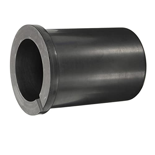 ULDIGI Creuset Fonderie en Graphite Noir Haute Pureté Résistant aux Alcalis, Pot de Fusion pour Cuivre et Or, Adapté aux Usages Thermiques d'urgence