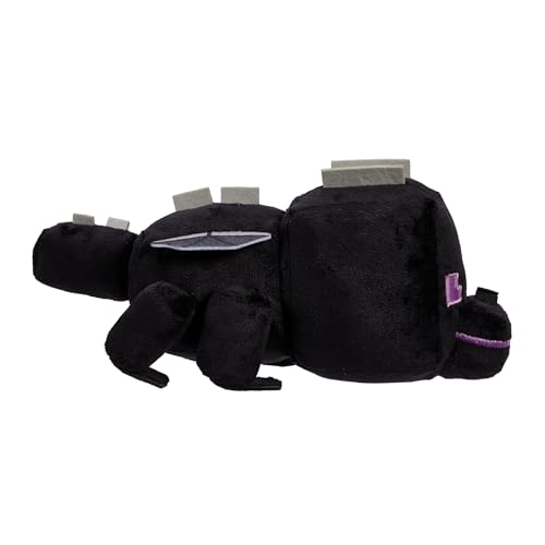 Mattel Minecraft Plush Ender Dragon Character Soft Doll Video Game-Inspired Collectible Toy Gift 8-inch HWH32