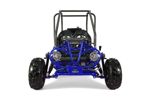 Tao Tao Off-Road Go-Kart with Roll Cage, Blue and Black,