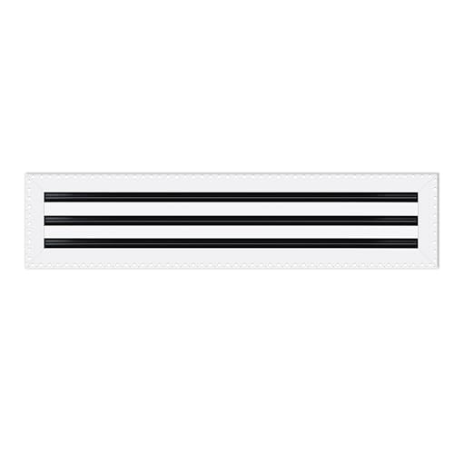 BUILDMART - 16x6 White Modern AC Vent Cover - Decorative Air Vent - Standard Linear Slot Diffuser - Register Grille for Ceiling Walls & Floors - Texas Buildmart product thumbnail 10