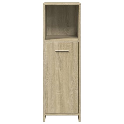 Armario de baño para baños pequeños que optimiza el espacio con estilo Sonoma 5