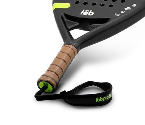 Raqueta de Pádel de Fibra de Carbono Negra miniatura 2