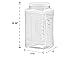 ljdeals 1 Gallon Clear Plastic Storage Containers Grip Jars, Wide Mouth Square Canisters, Pack of 2, BPA Free, Food Safe, Made in USA