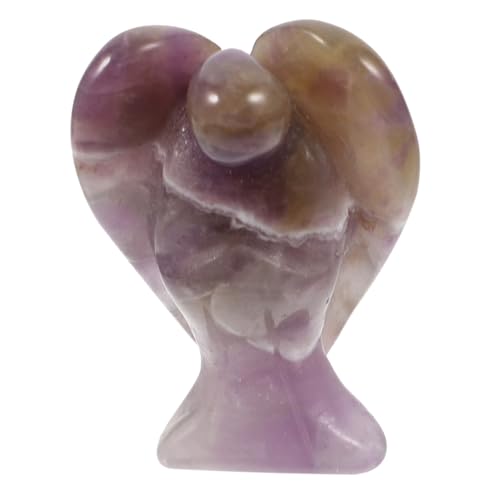 Holibanna Adornos De Figura De Ángel De Cristal Decoración Cristales para Hogar Modelo De Ángel De Bolsillo Angelitos Pequeños