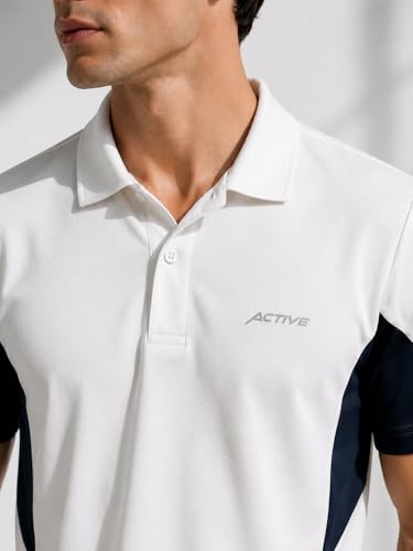 Image of Raves Mens Performance Collared Polo Shirt | Quick Dry, Lightweight, Breathable Sports & Everyday Wear Polo | Athletic Fit