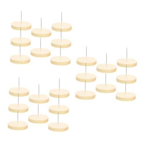 DIYEAH 5sets Doll Stand Needle Display Stand Small Doll Base Crochet Holder 8pcs*5