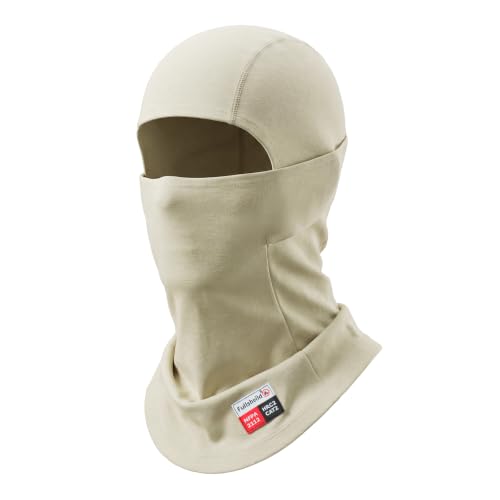 Image of Fullsheild FR Balaclava CAT2 7oz Flame-Retardant Cotton Face Mask, NFPA2112 | Arc Rated Covering Hood for Welding, Protective Helmet Liner for Men Women, UV Face Mask Windproof, Lightweight & Breathable