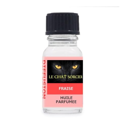 Le Chat Sorcier - Parfum d'Ambiance - Huile Parfumée - Fraise (10ml)