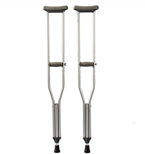 Béquilles pour adultes légères et réglables en hauteur en aluminium