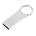 Produktbild MKOKO 128 GB USB 2.0 Wasserdichter, stoßfester Metallringform U-Disk-Flash-Speicherkarte Dauerhaft (Farbe : Silver)