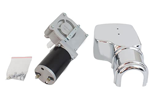 Mytee Products 600W 90:1 Tarp Motor for Dump Truck Tarp Systems with Chrome Cover 12VDC / 38 AMPS / 45 RPM (1 Year Warranty)