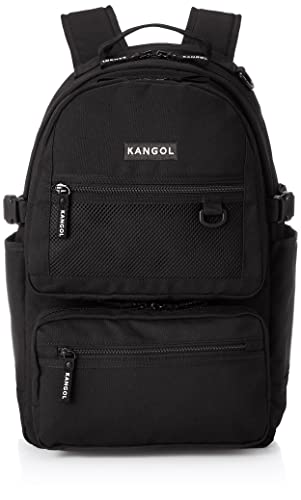 「Alterna」 ボックスロゴ 刺繡 リュック バッグパック メンズ レディース ２５L 大容量 クロ 黒 250-1292