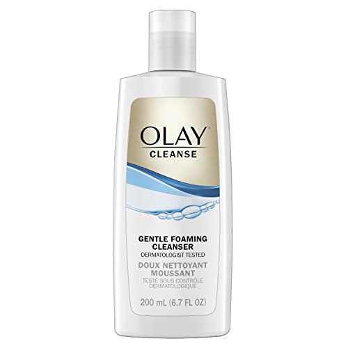 Olay Cleanse Gentle Foaming Face Cleanser for Sensitive Skin, Fra...