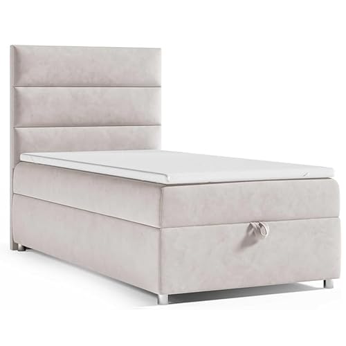 Best For Home Boxspringbett Trinity k-4 mit 7-Zonen Bonell-Federkernmatratze | Boxspringbett 100x200 | Boxsprintbett mit Matratze Und Stauraum | Polsterbett 100x200 - Lieferung bis Bordsteinkante Best For Home Boxspringbett Trinity k-4 mit 7-Zonen Bonell-Federkernmatratze | Boxspringbett 100x200 | Boxsprintbett mit Matratze Und Stauraum | Polsterbett 100x200 - Lieferung bis Bordsteinkante