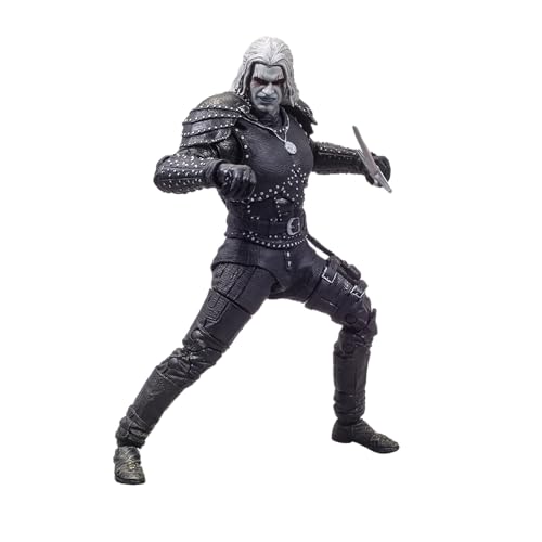 McFarlane Figura de ação Geralt de Rivia modo feiticeiro 18 cm