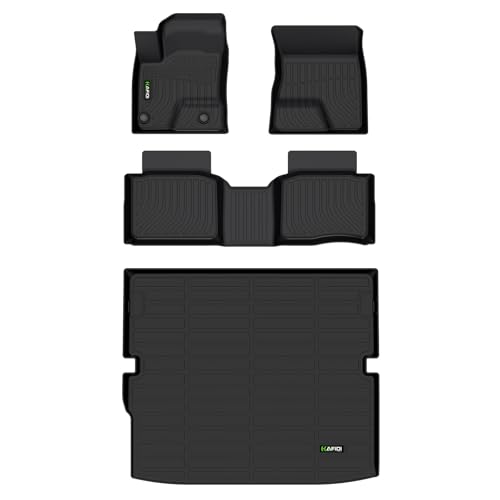 HAFIDI Floor Mats & Cargo Liner for Mitsubishi Outlander PHEV 2023-2024 2025 Custom Fit Full Set, All Weather Car Accessories