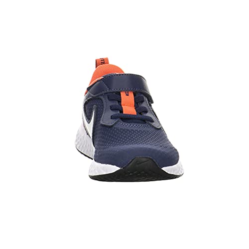 Tênis Nike Revolution 5 Azul e Laranja - Infantil - 32 - Azul