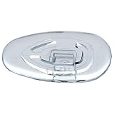 2 Paar (4 Stück) Nasenpads/Brillenpads - Silikon Klicksystem, verschie. Größen (Tropfen 17mm)