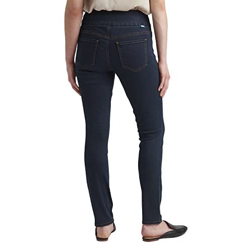 JAG Jeans Women's Nora Mid Rise Skinny Pull-on Jeans, After Midnight EDB422, 163