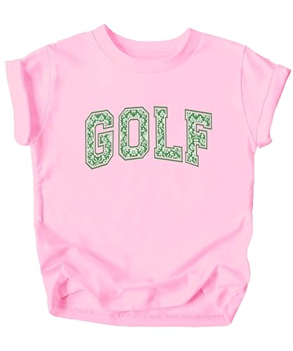 Cute Green Floral Golf Shirt for Women Teens and Girls Bright Spring Golfer Tee4