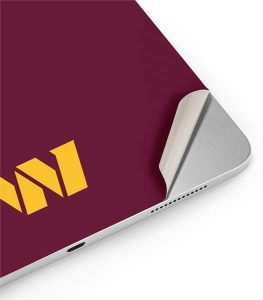 Skinit Decal Tablet Skin Compatible with iPad 11th Gen (2025) - Officially Licensed NFL Washington Commanders Performance Series Design