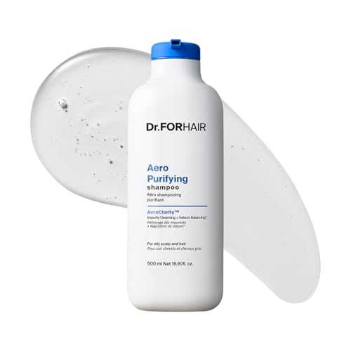 Image of DR.FORHAIR Aero Purifying Shampoo 16.9 fl oz | Clarifying Shampoo for Hard Water & Styling Product Buildup | Deep Cleansing Scalp Care for Fresh, Clean Hair | Korean Haircare