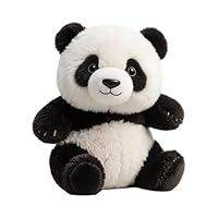Nixiara Cuddly Panda Plush – Soft Decorative Cushion, Adorable Stuffed Toy | Sweet Huggable Pillow, Cute Plush Animal Panda for Baby Kids Teens Adults Bedroom Sofa Travel Camping Gift Holiday Display