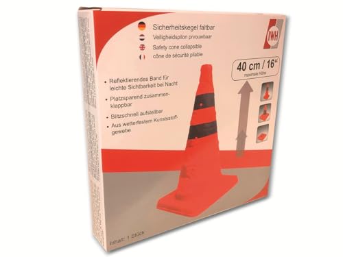 Faltbare Warncone für Verkehrssicherheit