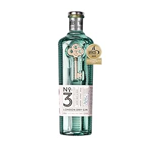 No. 3 London Dry Gin, Voted Best Gin in The World 4 Times, Great For Cocktails Including Martini, Cocktail Mixer for…