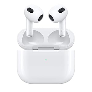 Apple AirPods (3rd Generation) EarPods with MagSafe Charging Case & Apple 1-Year Limited Warranty