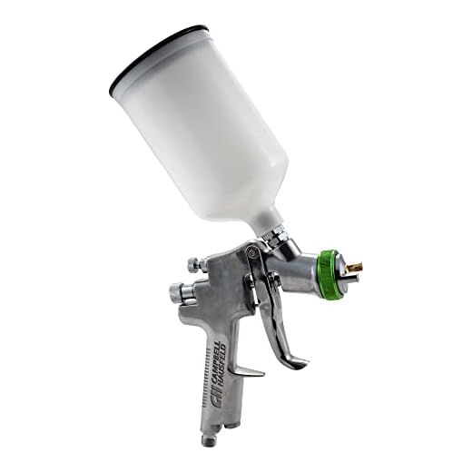 HVLP Paint Sprayer Gun - Pattern and Fluid Control Handheld Sprayer w/ 20-ounce Gravity Feed Canister (Campbell Hausfeld DH790000AV)