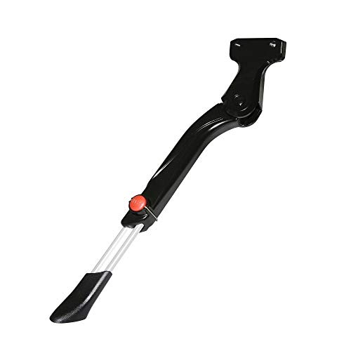 Béquille vélo latérale réglable 26-29" avec fixation double vis entraxe 40mm anti-chute