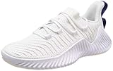  adidas Alphabounce Trainer M, Zapatillas de Gimnasia Hombre, Blanco (FTWR White/Silver Met./Active Blue FTWR White/Silver Met./Active Blue), 48 EU